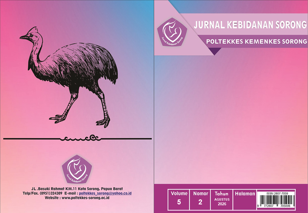 					View Vol. 5 No. 2 (2026): JURNAL KEBIDANAN SORONG
				